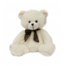 Urso Branco Com LaÃ§o 35cm - PelÃºcia