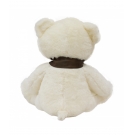 Urso Branco Com LaÃ§o 35cm - PelÃºcia