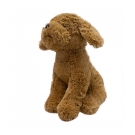 Cachorro Marrom Sentado LaÃ§o 28cm - PelÃºcia