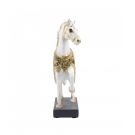 Cavalo Branco 19cm - Resina Animais