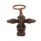 Chaveiro Crucifixo Bronzeado 13cm