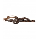 Chaveiro Crucifixo Bronzeado 13cm