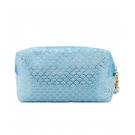 Necessaire Retangular Azul Sereia Love 11x7x18cm