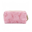 Necessaire Retangular Rosa Maquiagem 11x7x18cm