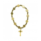 Pulseira TerÃ§o Dourado 6cm