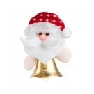 Papai Noel Sino Dourado 11cm - Enfeite Natalino