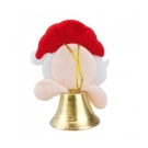 Papai Noel Sino Dourado 11cm - Enfeite Natalino