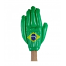 MÃ£o InflÃ¡vel Verde Torcedor Brasil 48x36cm