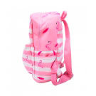 Mochila Rosa e Branco de Flamingo