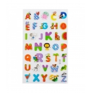 Cartela Adesivos Letras Alfabetos Customizados Modelo D