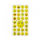 Cartela Adesivos Emojis Modelo F