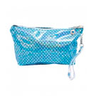 Necessaire Azul com Glitter Sereia