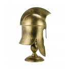 Enfeite Capacete Soldado Grego Dourado 43x26x21cm