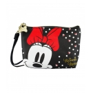 Necessaire Preta Pintas Minnie 12x5x17cm - Disney