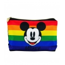 Necessaire Preta Mickey Arco-Ãris 19x7x23cm - Disney