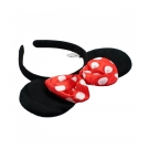 Tiara LaÃ§o Vermelho Orelhas Minnie - Disney