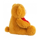 Urso Marrom Segurando CoraÃ§Ã£o Amor 50cm - PelÃºcia