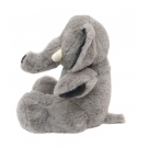 Elefante Cinza Sentado 27cm - PelÃºcia