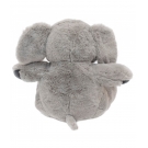 Elefante Cinza Sentado 27cm - PelÃºcia