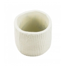 Vaso Cimento Branco 10x10.5x10.5cm