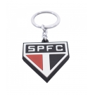 Chaveiro De Borracha Com BrasÃ£o De Time - Spfc