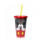    Copo Com Canudo Mickey 450ml - Disney