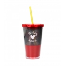    Copo Com Canudo Mickey 450ml - Disney