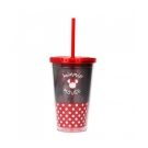 Copo Com Canudo Minnie 450ml - Disney