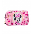 Necessaire Retangular Rosa Minnie 11x9x18cm - Disney