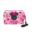 Necessaire Retangular Rosa Minnie 11x9x18cm - Disney