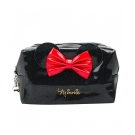 Necessaire Retangular Preto LaÃ§o Orelhas Minnie 12x11x21cm - Disney