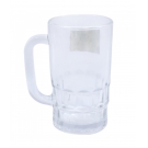 Caneca Vidro BrasÃ£o Metal Brasil 320ml