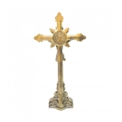 Crucifixo Dourado De Mesa 54.5cm - Enfeite Resina