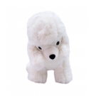 Cachorro Poodle Branco 21cm - PelÃºcia