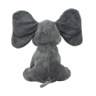 Elefante de pelÃºcia Cinza Orelhas Grandes - 34 cm