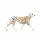 Guepardo de Resina Branco