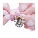 ElÃ¡stico Borboleta Rosa Com Pingente-Minnie