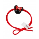 Jogo 2 ElÃ¡sticos Cabelo Minnie Vermelho/Preto-Disney