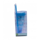 Copo Azul Com Canudo 950Ml - 