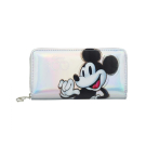 Carteira Retangular Prateado Mickey