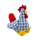Chaveiro Galo Quadriculado Azul