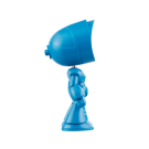 Mini Luminária Robô Azul Com Imã