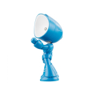 Mini Luminária Robô Azul Com Imã