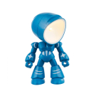 Mini Luminária Robô Azul Com Imã