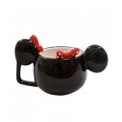 Caneca Porcelana 3D Minnie com Colher Disney