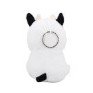 Chaveiro Vaca de Pelúcia Branca
