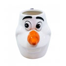 Caneca Porcelana 3D Rosto Olaf - Frozen