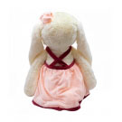 Coelho de Pelúcia Roupa Rosa 40cm 