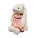 Coelho de Pelúcia Roupa Rosa 40cm 