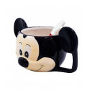 Caneca Porcelana 3D Mickey com Colher Disney